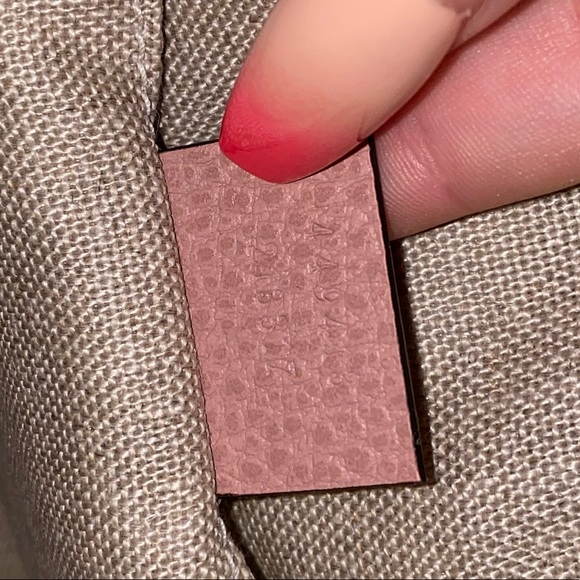 GUCCI beige pink canvas leather GG guccissima bree - Picture 13 of 14